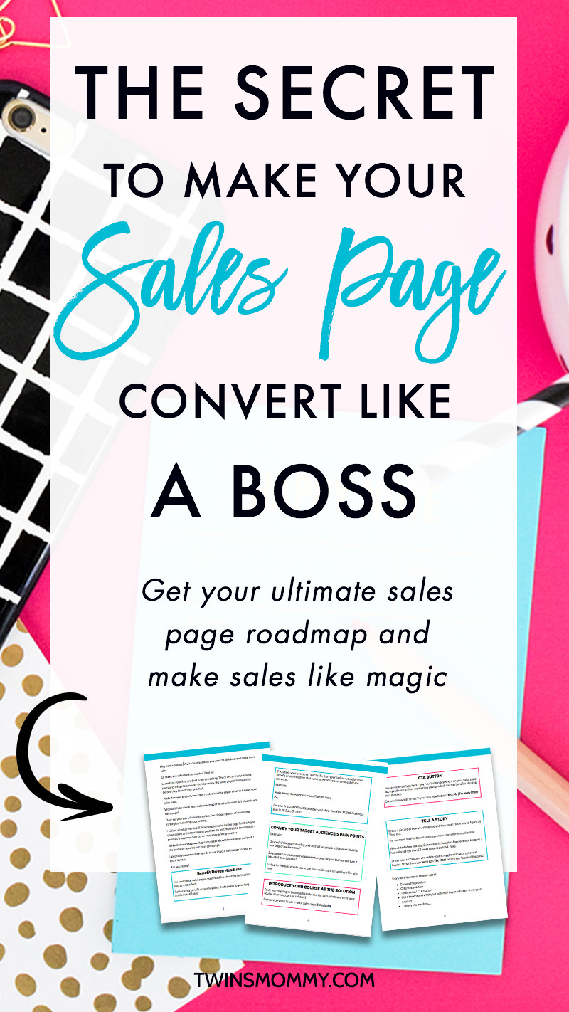 The Secret to Make Your Sales Page Convert Like a Boss + Free Sales Page Roadmap