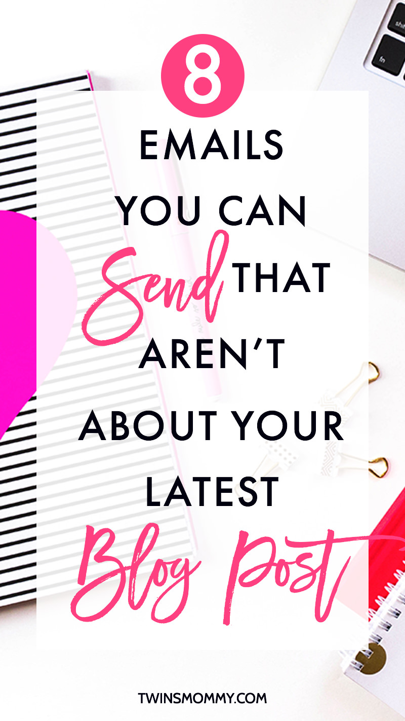 Oh snap! You don't have a blog post but what you are going to send your email list? You don't want to NOT send them anything for fear of them forgetting you, but what DO you send instead? Here are 8 other thigns you can send that aren't your latest blog post.