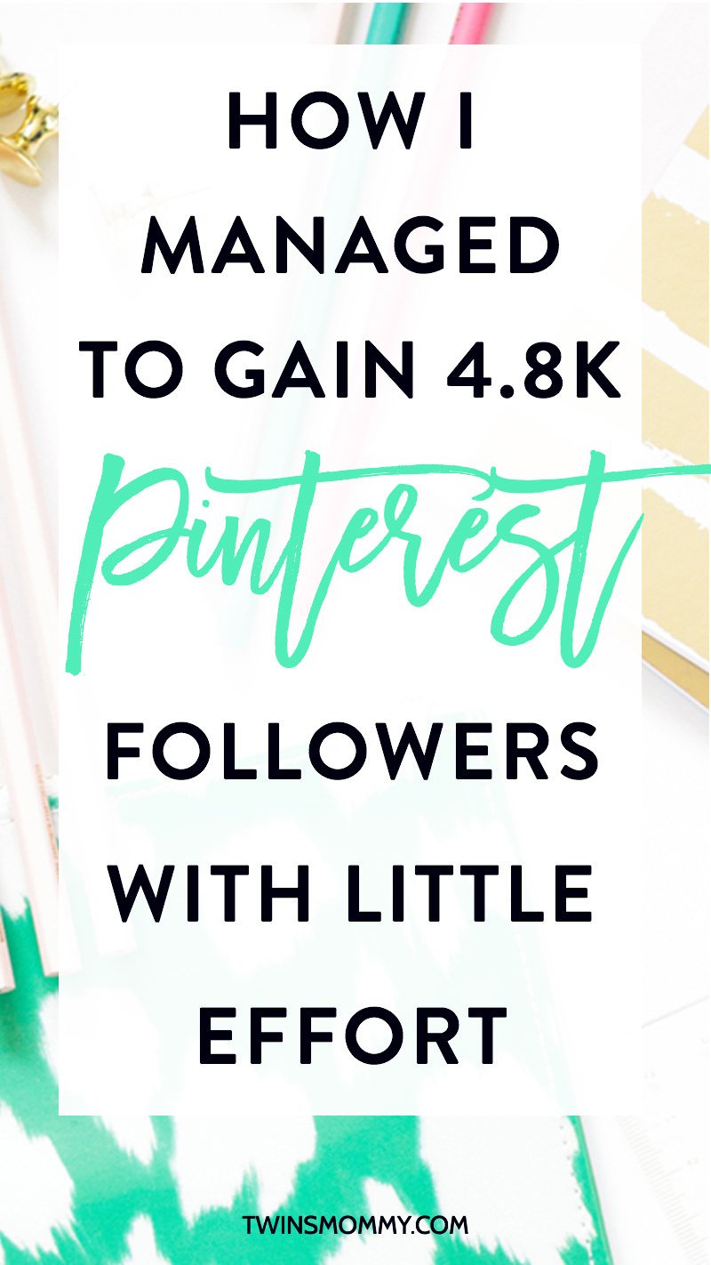 How I Managed to Gain 4.8k Pinterest Followers With Little Effort (With a New Blog)