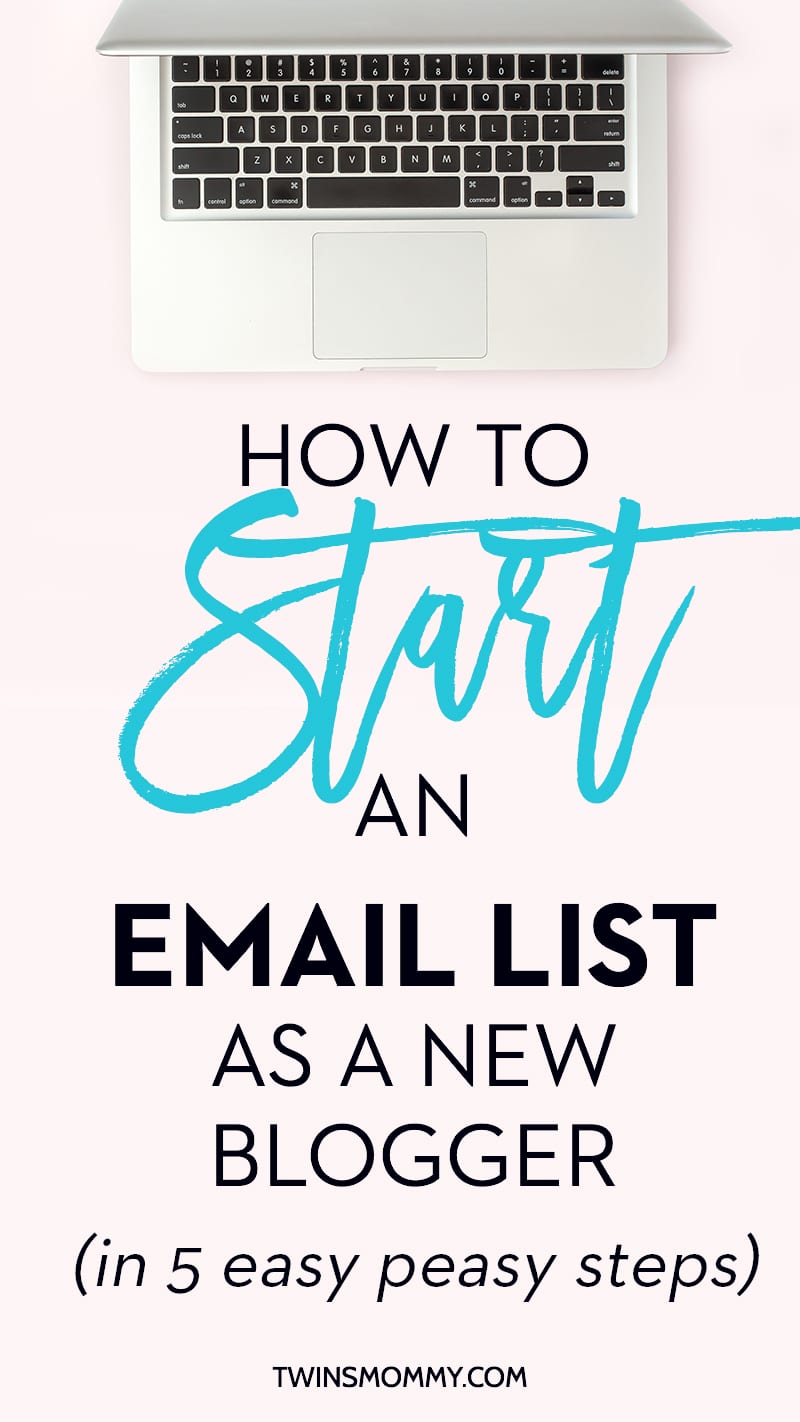 It's time to start an email list! If you are a new blogger and want to grow your blog traffic and brand, learn email marketing. Here's how to start an email list | learn MailChimp | email for bloggers